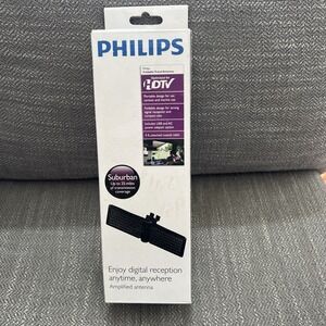 Philips SDV5230/27 Foldable Travel TV Antenna With Amplifier
